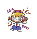 無線とう子ちゃんの10コード（個別スタンプ：5）