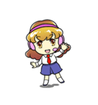 無線とう子ちゃんの10コード（個別スタンプ：8）