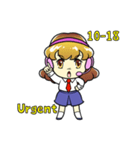 無線とう子ちゃんの10コード（個別スタンプ：10）