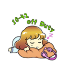無線とう子ちゃんの10コード（個別スタンプ：11）