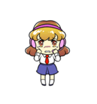 無線とう子ちゃんの10コード（個別スタンプ：12）