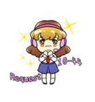 無線とう子ちゃんの10コード（個別スタンプ：13）