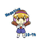 無線とう子ちゃんの10コード（個別スタンプ：14）