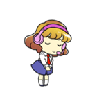 無線とう子ちゃんの10コード（個別スタンプ：16）