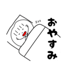 女の子シンプルスタンプ（個別スタンプ：6）