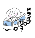 女の子シンプルスタンプ（個別スタンプ：7）