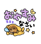 ポン太と桃の日常（個別スタンプ：4）