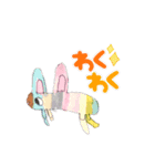 わかにゃんとはちこちのアートスタンプ（個別スタンプ：6）