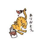 茶トラのメス猫（個別スタンプ：16）