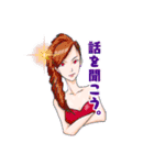お客様には送れない！？キャバ嬢の本音（個別スタンプ：9）
