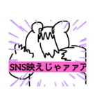 シンプルでシュールなくまスタンプ（個別スタンプ：18）