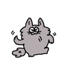 ウルフグレーの猫（個別スタンプ：5）