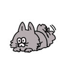 ウルフグレーの猫（個別スタンプ：7）