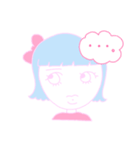 ガーリーな女の子（個別スタンプ：6）