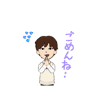 シンプルスタンプ40（個別スタンプ：15）