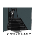 ボストンテリア吹き出しスタンプ（個別スタンプ：39）