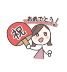 卓球女子のスタンプ（個別スタンプ：33）