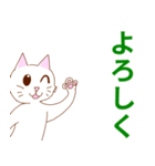 シンプルな猫♪タメ語♪（個別スタンプ：20）