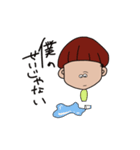 きのこヘアの子2（個別スタンプ：10）