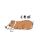 コーギー犬はなちゃん ☆くせ強＆日常（個別スタンプ：2）