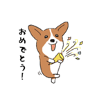 コーギー犬はなちゃん ☆くせ強＆日常（個別スタンプ：15）