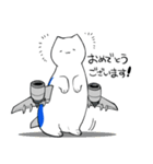 飛行機猫-挨拶スタンプ ver青塗装（個別スタンプ：10）