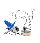 飛行機猫-挨拶スタンプ ver青塗装（個別スタンプ：11）