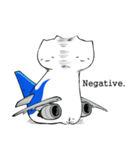飛行機猫-挨拶スタンプ ver青塗装（個別スタンプ：15）