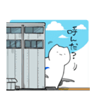 飛行機猫-挨拶スタンプ ver青塗装（個別スタンプ：20）
