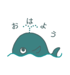 すぐガトリングガンになるクジラスタンプ（個別スタンプ：1）