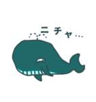 すぐガトリングガンになるクジラスタンプ（個別スタンプ：10）