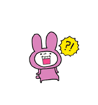 うさ耳モモコゆるっとスタンプ（個別スタンプ：20）