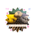 うめちゃんぴーちゃん彩りライフ（個別スタンプ：21）