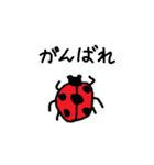 【子供のらくがき】昆虫と虫取り少年（個別スタンプ：6）