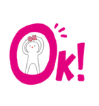 足手が生えた白玉（個別スタンプ：1）