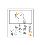 足手が生えた白玉（個別スタンプ：35）