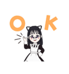 メイドさんスタンプでーす（個別スタンプ：1）