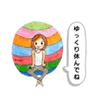 バラボスタンプ(balance ball exercise)（個別スタンプ：24）