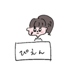 ポニーテールの女の子1（個別スタンプ：15）