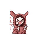 うさみみぱーかーの子達（個別スタンプ：2）