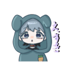 うさみみぱーかーの子達（個別スタンプ：5）