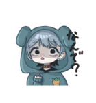 うさみみぱーかーの子達（個別スタンプ：7）