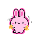 うさぎの普段使える可愛いスタンプ（個別スタンプ：8）