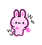 うさぎの普段使える可愛いスタンプ（個別スタンプ：11）