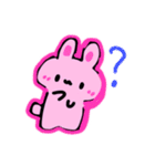 うさぎの普段使える可愛いスタンプ（個別スタンプ：13）
