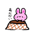 うさぎの普段使える可愛いスタンプ（個別スタンプ：16）