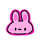 うさぎの普段使える可愛いスタンプ（個別スタンプ：34）
