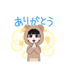 パジャマ 女の子（個別スタンプ：2）