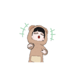 パジャマ 女の子（個別スタンプ：8）