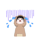 パジャマ 女の子（個別スタンプ：9）